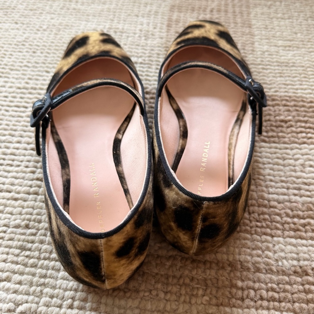 Loeffler Randall Ginger leopard print Mary Jane flats - Picture 9 of 9